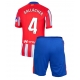 Atletico Madrid Conor Gallagher #4 Replike Domaci Dres za djecu 2024-25 Kratak Rukav (+ Kratke hlače)